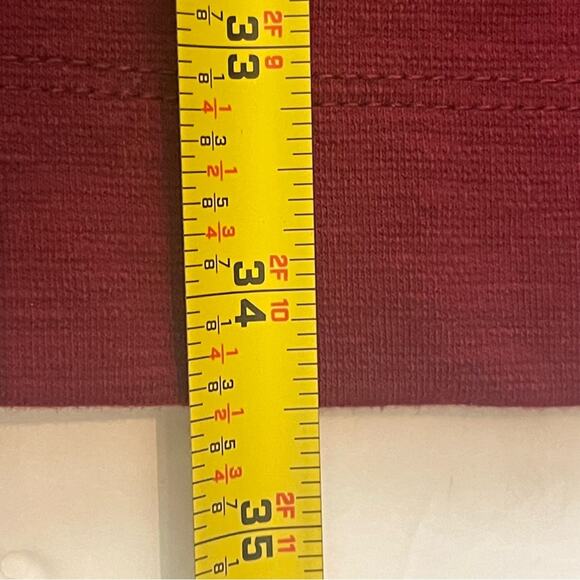 J Crew Brick Red Fit & Flare Career Office To Date Night  Dress Size XS - Picture 12 of 12